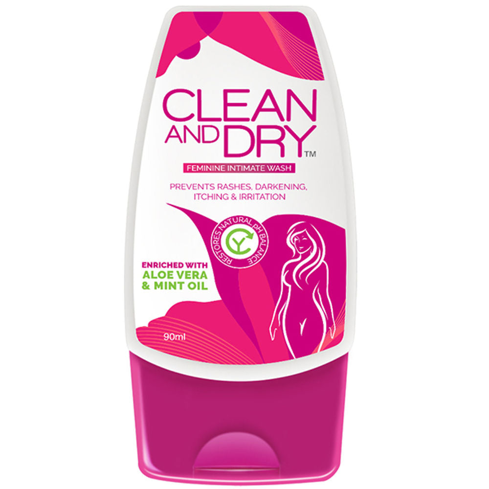 Clean & Dry Feminine Intimate Wash (90ml)
