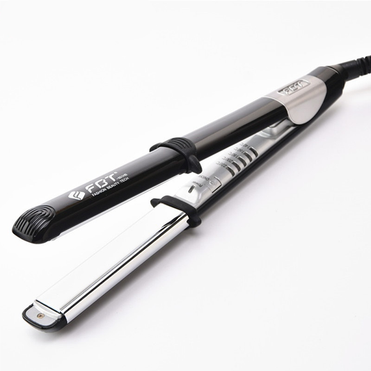 FBT straight hair straightener, double use, professional styling splint ion perm