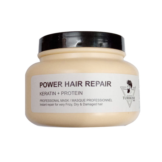 Turrkish Boyz Power Hair Repair Keratin+Protein Mask Instant Repair for Very Frizy Dry & Damaged Hair 1000ml
