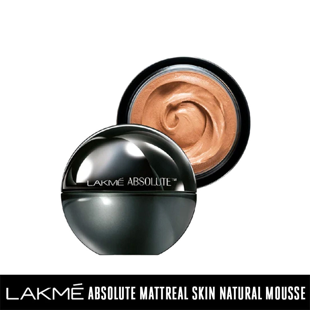 Lakme Absolute Skin Natural Mousse - Beige Honey 05 (25g)