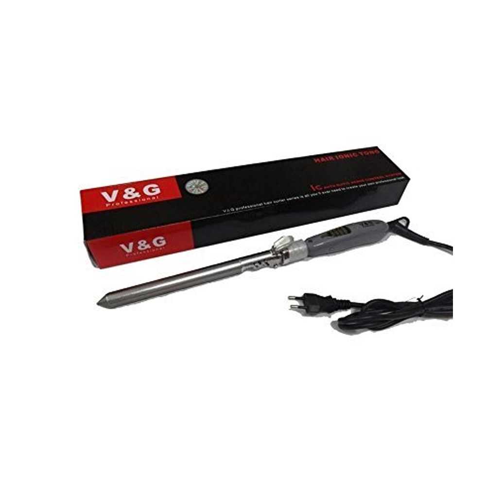 V&G Metal Hair Curling Iron Styler with Temperature Control