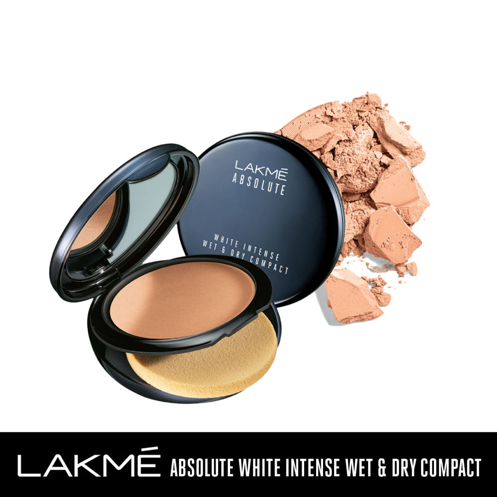 Lakme Absolute White Intense Wet & Dry Compact - Golden Light 04 (9 gm)