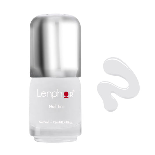 Lenphor Nail Tint - Clear Snow