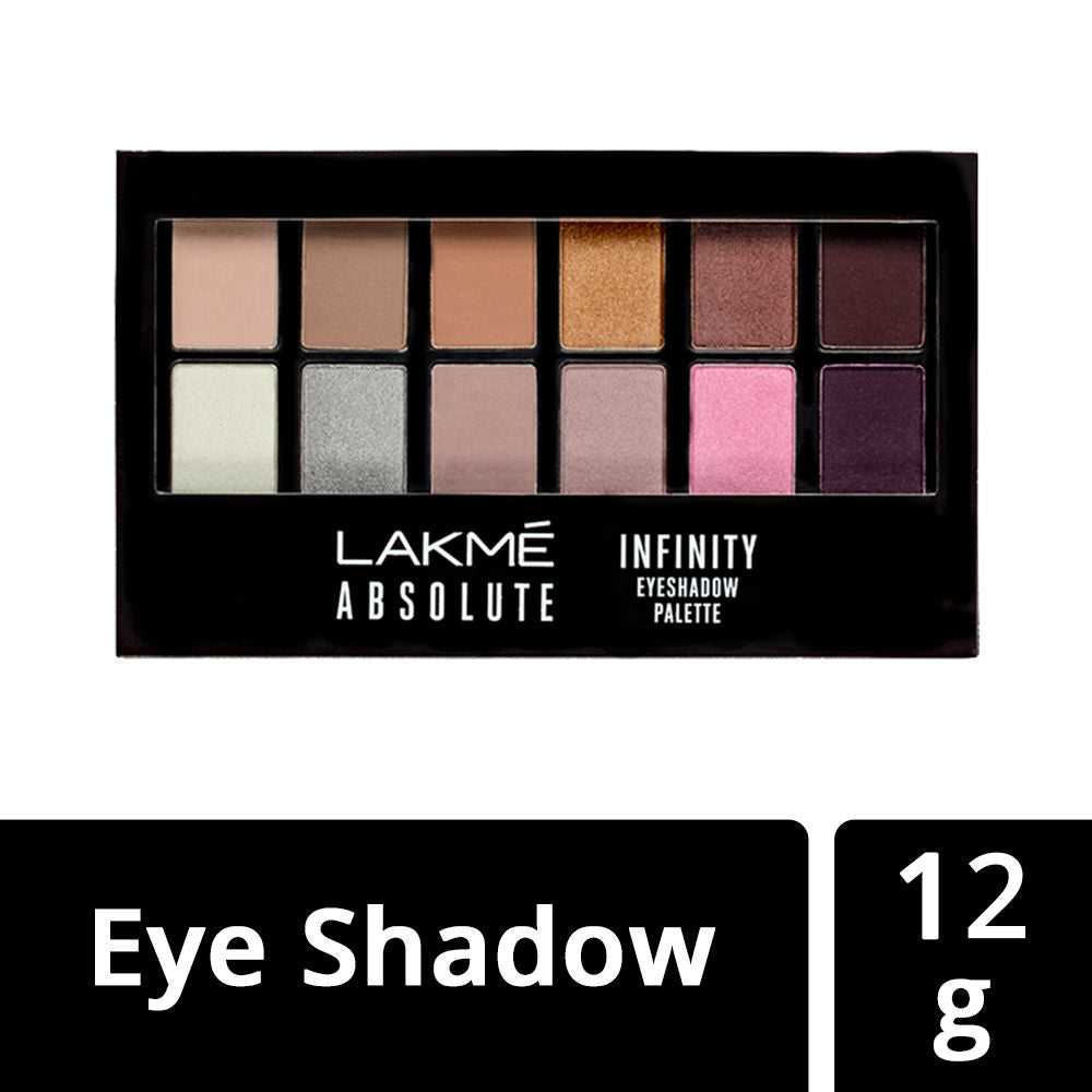 Lakme Absolute Infinity Eye Shadow Palette - Soft Nudes (12gm)