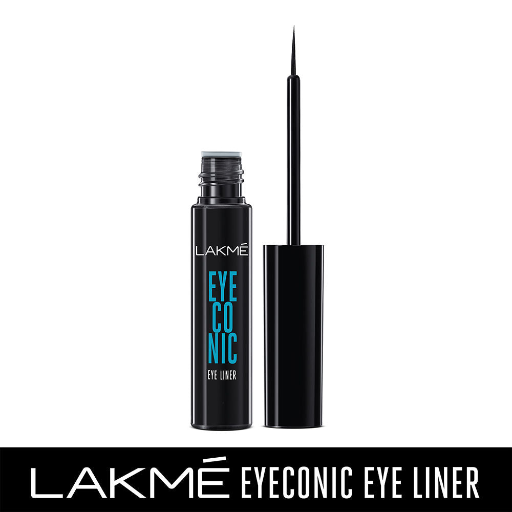 Lakme Eyeconic Liquid Eyeliner - Black (4.5ml)