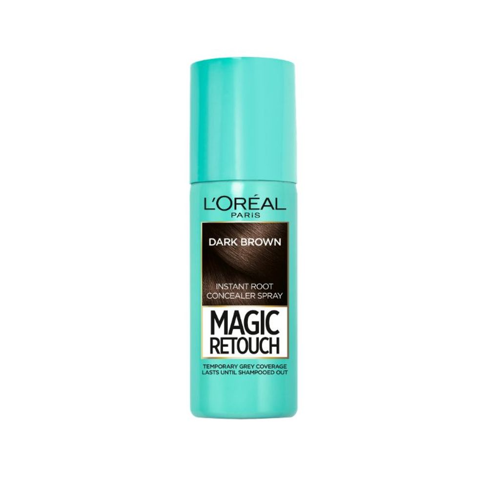 L'Oreal Paris Magic Retouch Instant Root Concealer Spray - Dark Brown (75ml)