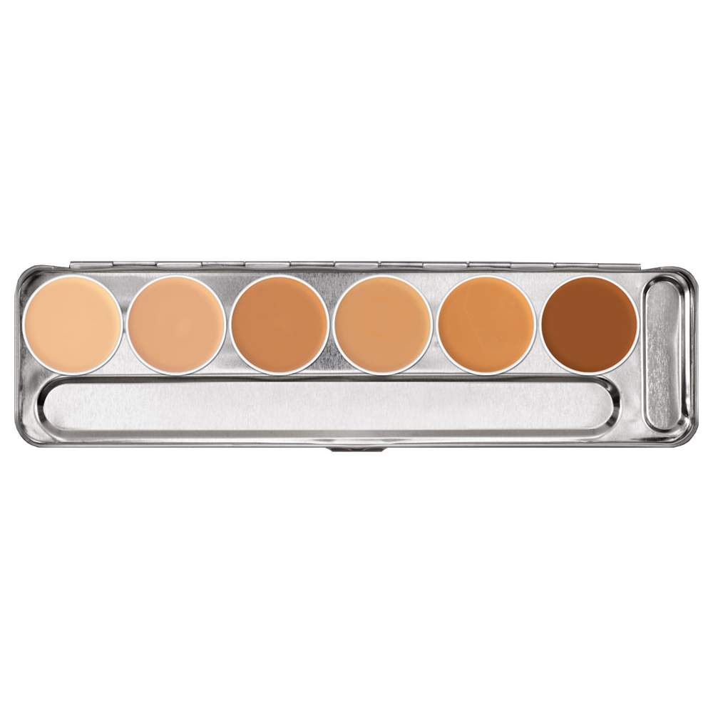 Derma color camouflage system palette with 6 shades Bridal