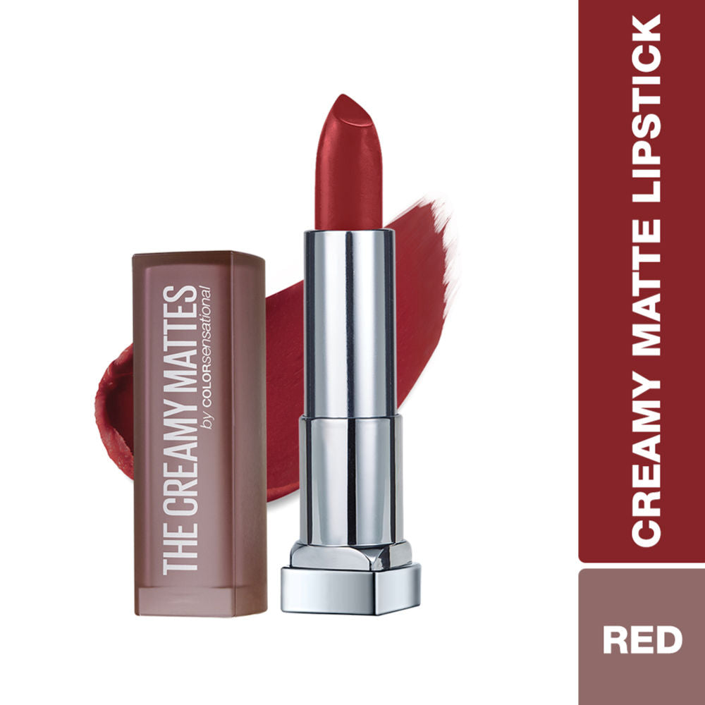 Maybelline New York Color Sensational Creamy Matte Lipstick - 691Rich Ruby (3.9g)