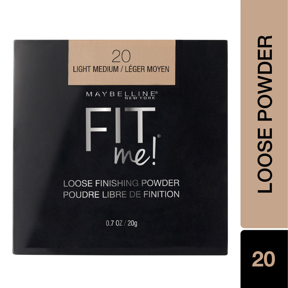 Maybelline New York Fit me Loose Finishing Powder - 20 Light Medium (20g)