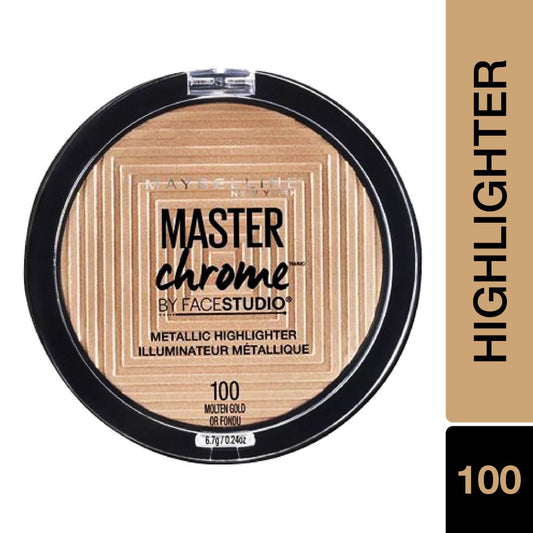 Maybelline New York Face Studio Master Chrome Metallic Highlighter - Molten Gold (6.7gm)