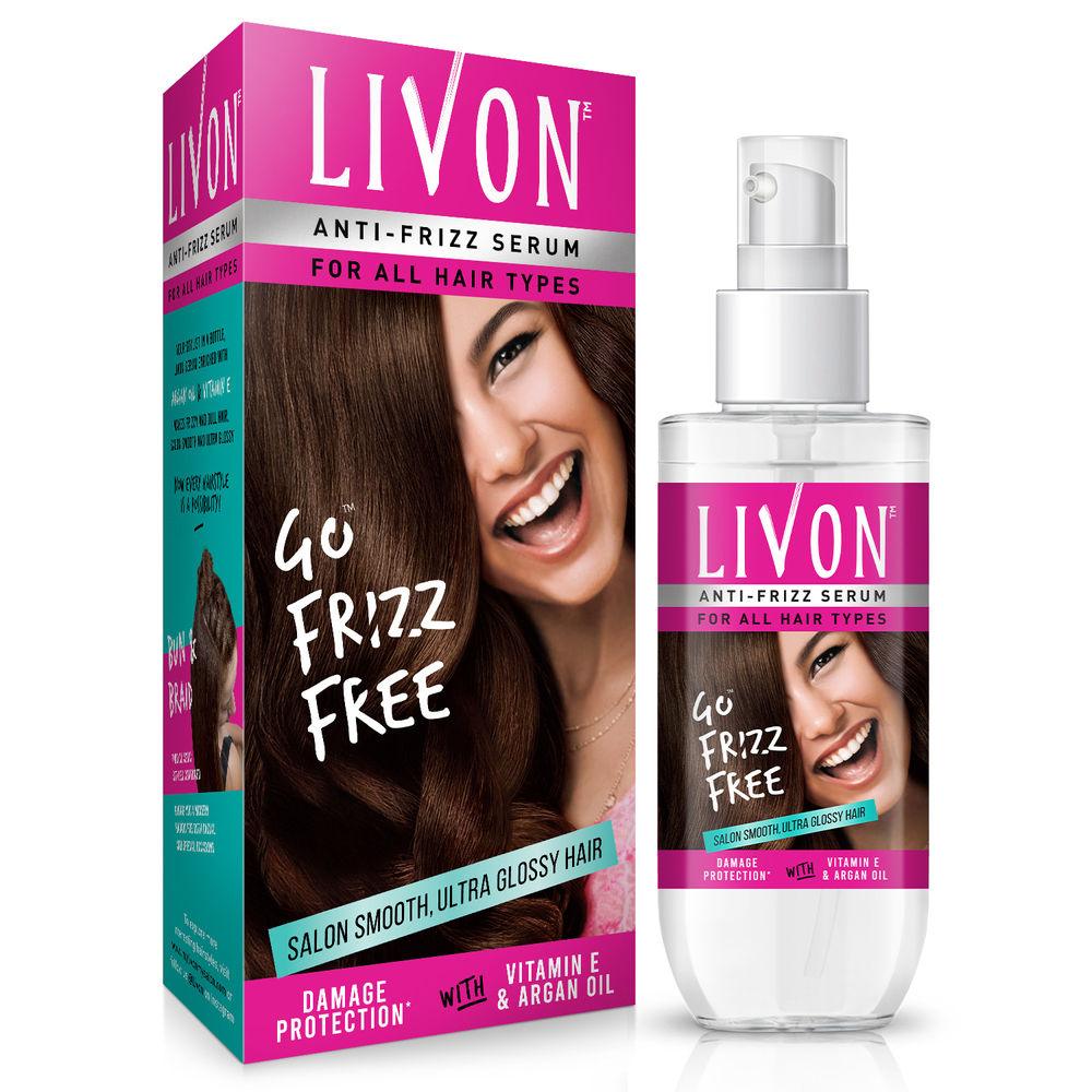 Livon Hair Serum for Women | All Hair Types |Smooth, Frizz free & Glossy Hair (50ml)