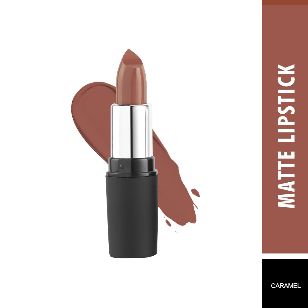 Swiss Beauty Pure Matte Lipstick - 214 Caramel (3.8g)