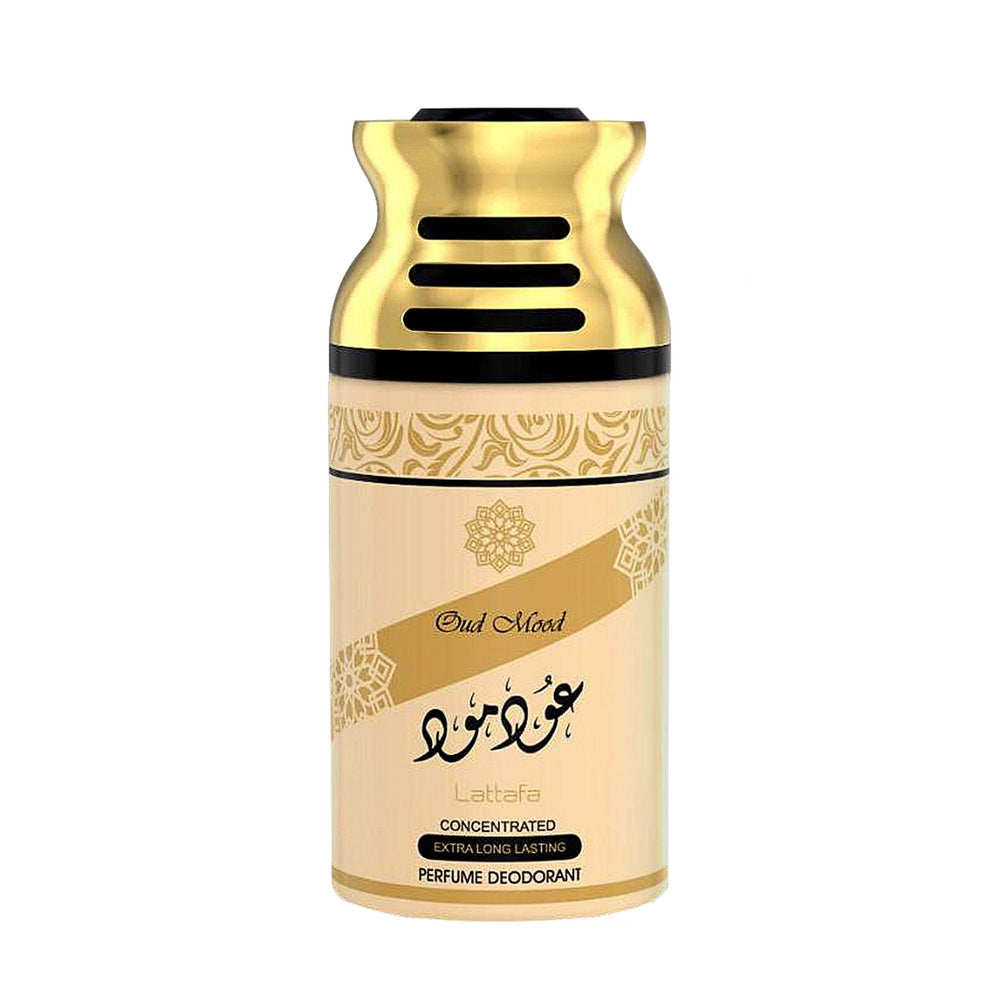 Lattafa Oud Mood Deodorant Perfumed Bodyspray, 250ml