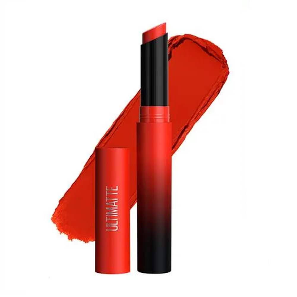 Maybelline New York Color Sensational Ultimate Lipstick - Highly Pigemented, Lightweight Formula, 1.7 g 299 More Scarlet