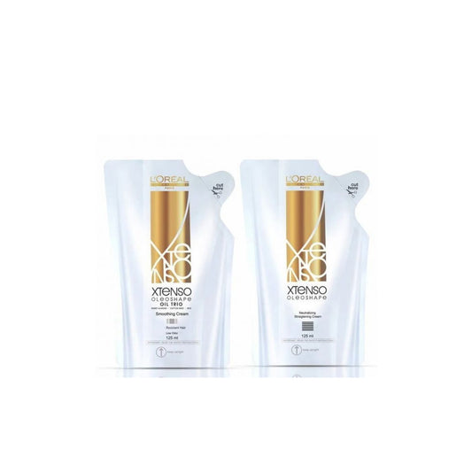 L'Oreal Professionnel X-Tenso Oleoshape Smoothing Resistant Hair Straightener (125ml) + Neutralizing Cream (125ml)