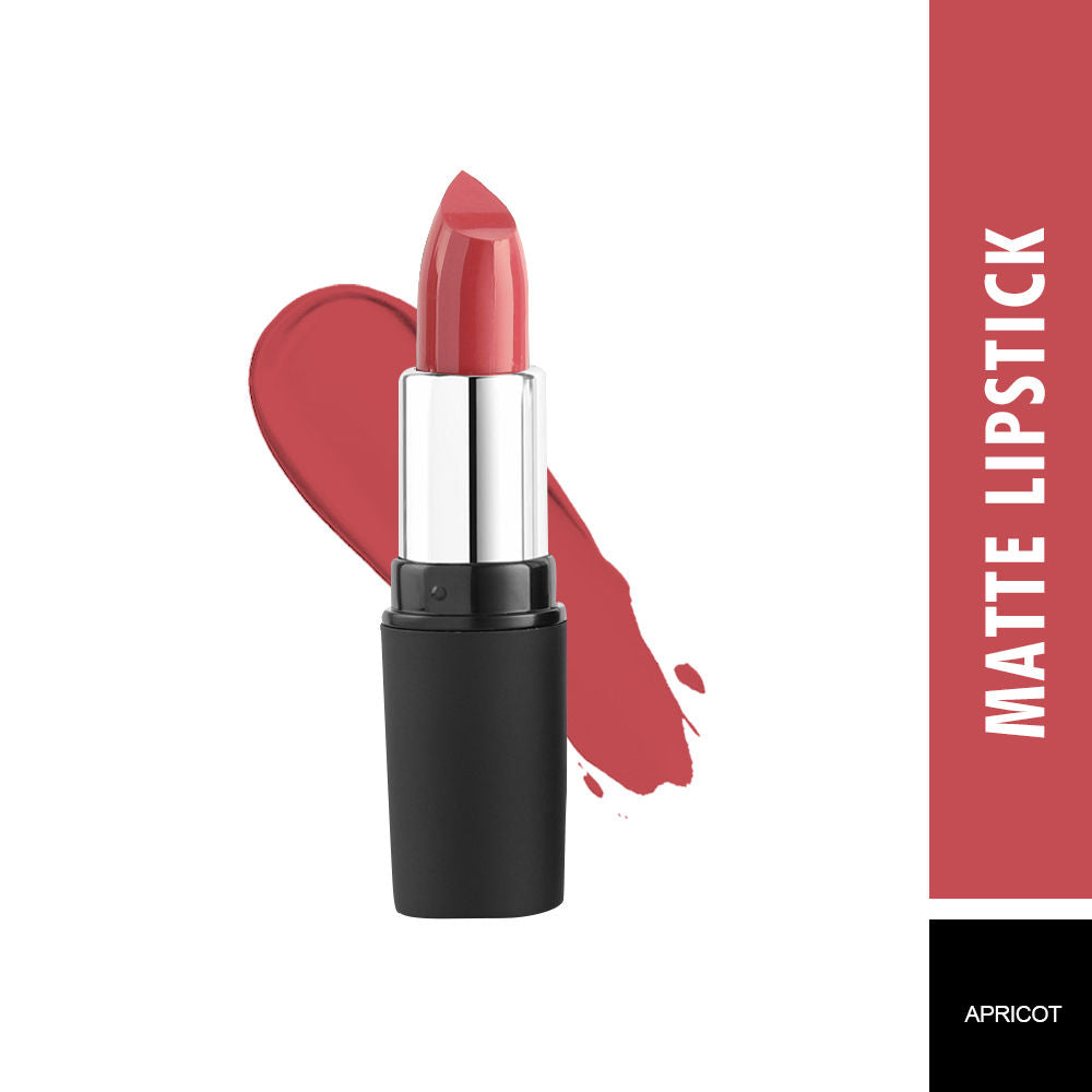 Swiss Beauty Pure Matte Lipstick - 217 Apricot (3.8g)