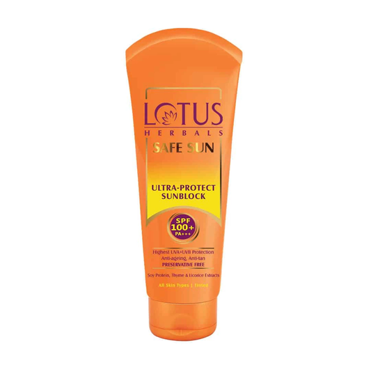 Lotus Herbals Safe Sun Ultra-Protect Sunblock SPF 100+ PA+++50G
