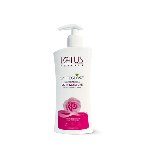 Lotus Herbals WhiteGlow Satin Moisture Hand & Body Lotion 270ml