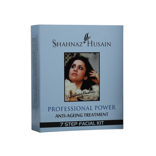 Shahnaz Husain Professional Power Anti-Ageing Treatment 7 Step Facial Kit (48g + 15ml)