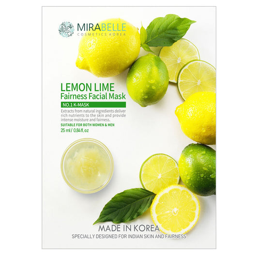 Mirabelle Korea Lemon Lime Facial Mask (25ml)