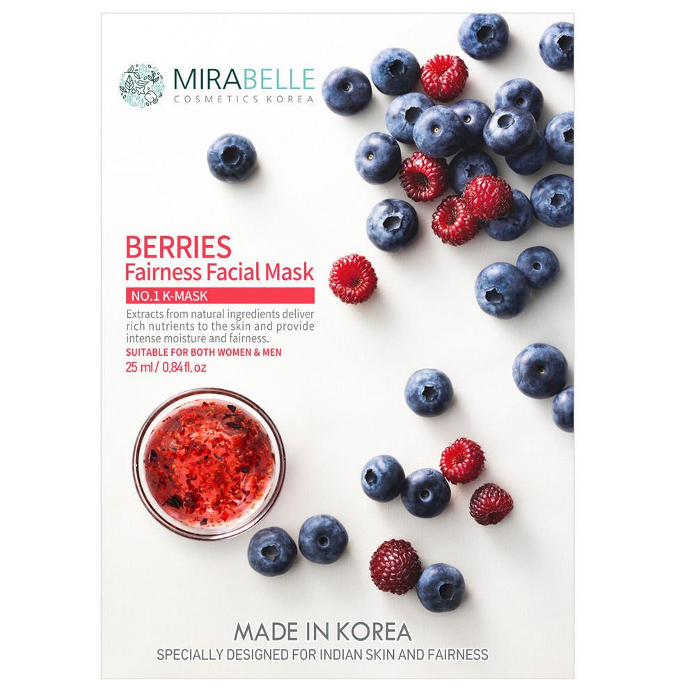 Mirabelle Korea Berries Facial Mask (25ml)