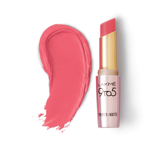 Lakme 9 To 5 Primer + Matte Lipstick - MP11 Blush Pink