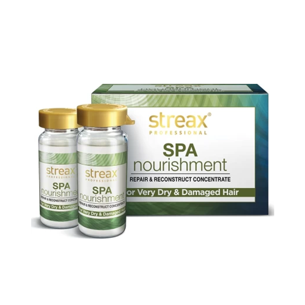 Streax Professional Spa Nourishment Repair concentrate 10X 6Nos  (60 ml)