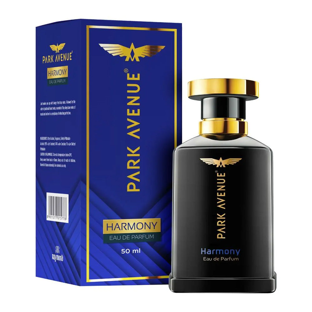 Park avenue Eau De Perfume - Harmony, With Patchouli, Musk & Vetiver, 50 ml