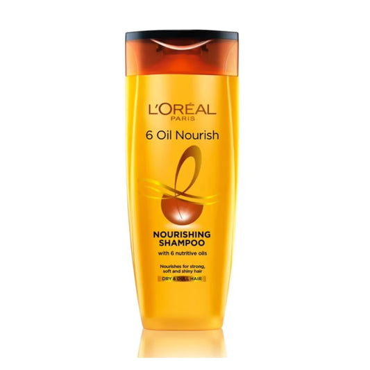 L'Oreal Paris 6 Oil Nourish Shampoo For Moisturising & Hydrating Dry & Dull Hair (180ml)