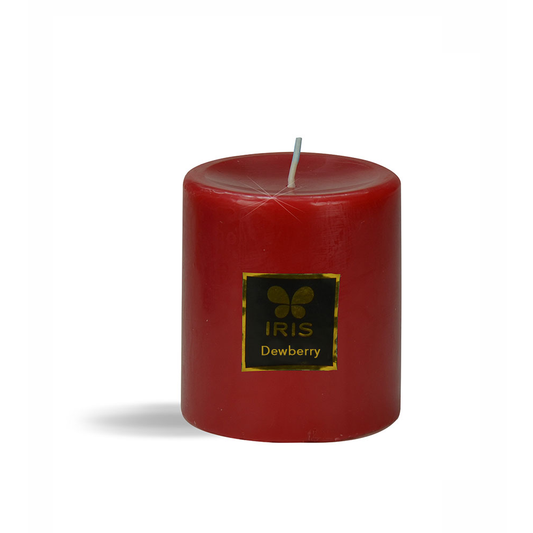IRIS Dewberry Aromatic Pillar Candle 220g