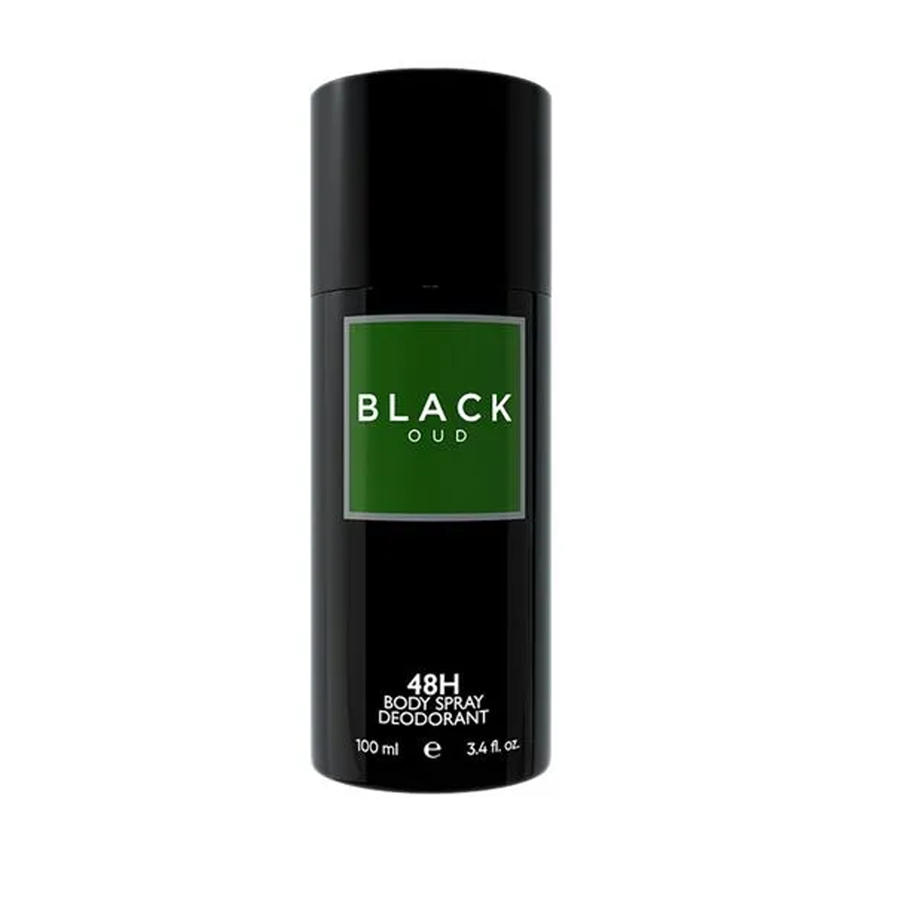 ColorBar 48H Body Spray Deodorant - Black Oud, Long-Lasting Freshness, For Men, 100 ml