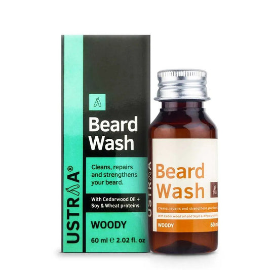 Ustraa Woody Beard Wash (60ml)