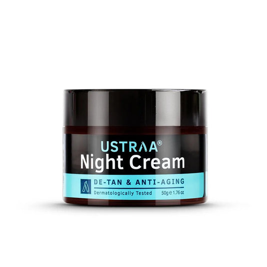 Ustraa Night Cream - De-tan & Anti-Aging (50 g)