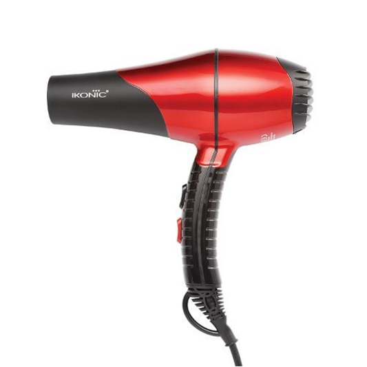 Ikonic Professional Pro 2200 Hair Dryer RED & BLACK