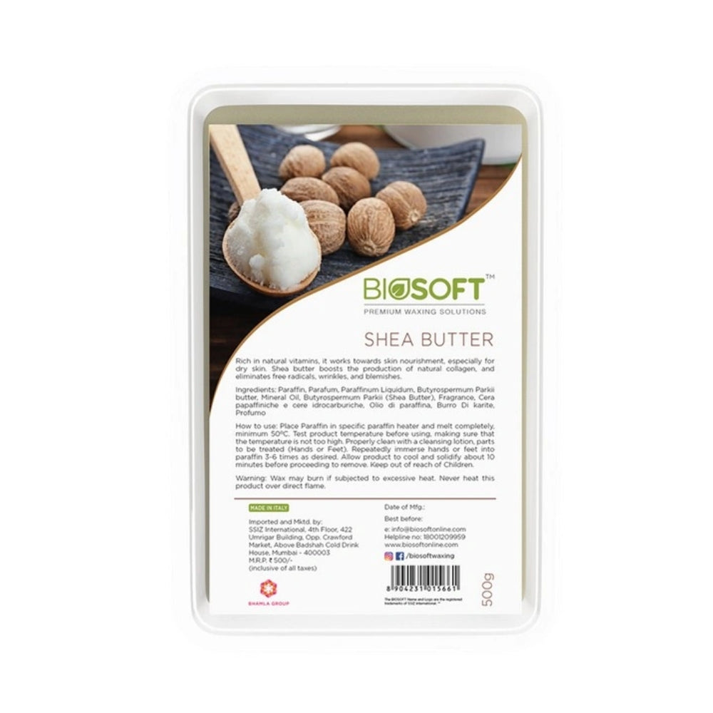 Biosoft Shea Butter Paraffin Wax 500gm