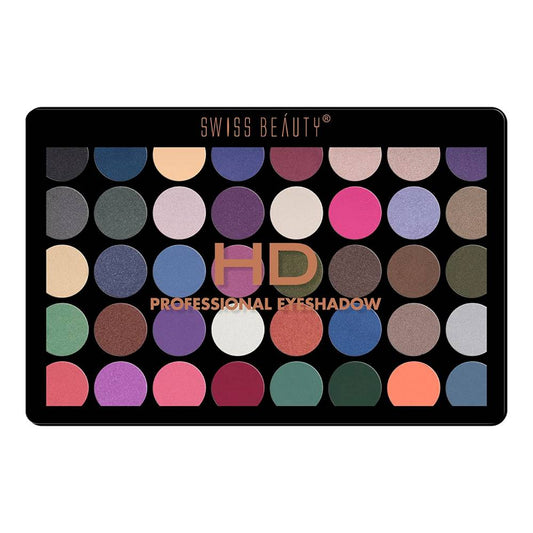 Swiss Beauty HD Professional 40 pigmented Colors Eyeshadow Pallete Multicolor-03, 48g