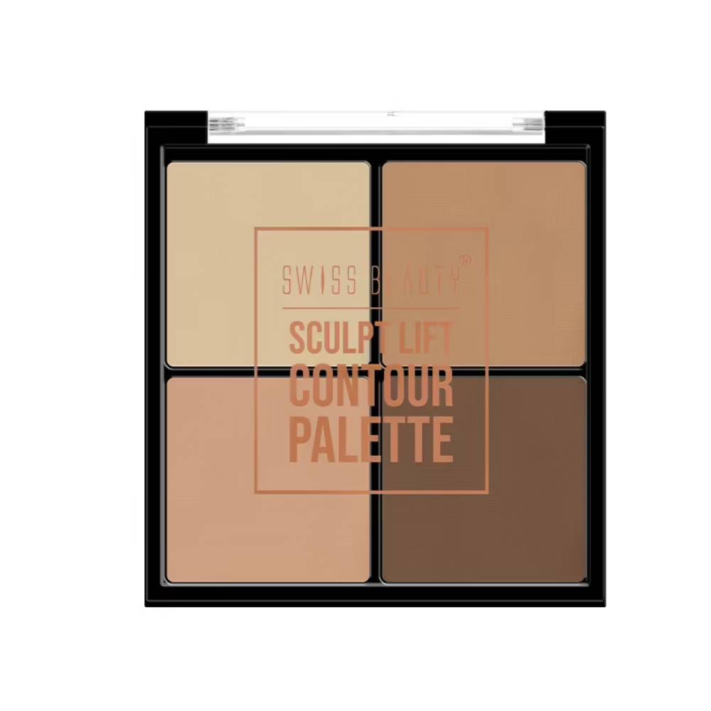 Swiss Beauty Sculpt Lift Contour Palette - 1 (14gm)