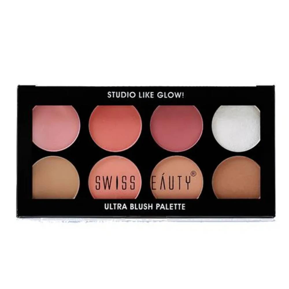 Swiss Beauty Ultra-Blush Palette - Face Makeup, 16 g (Shade-03)