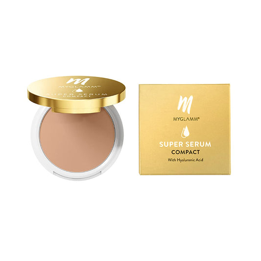 MyGlamm Super Serum Compact - 401N Mocha, 9g