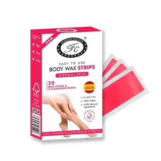 Fashion Colour Waxing Stirps For Normal Skin Strips  (20 Strips)