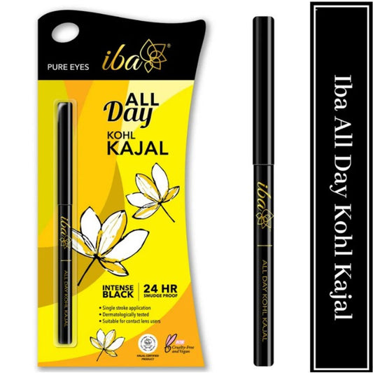 Iba All Day Kohl Kajal (Intense Black) (0.35g)