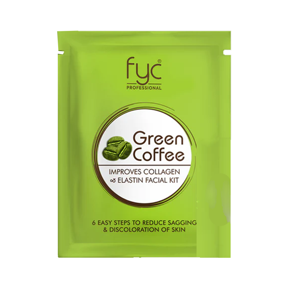 FYC Professional Green Coffee Facial Kit Pouch - Individual