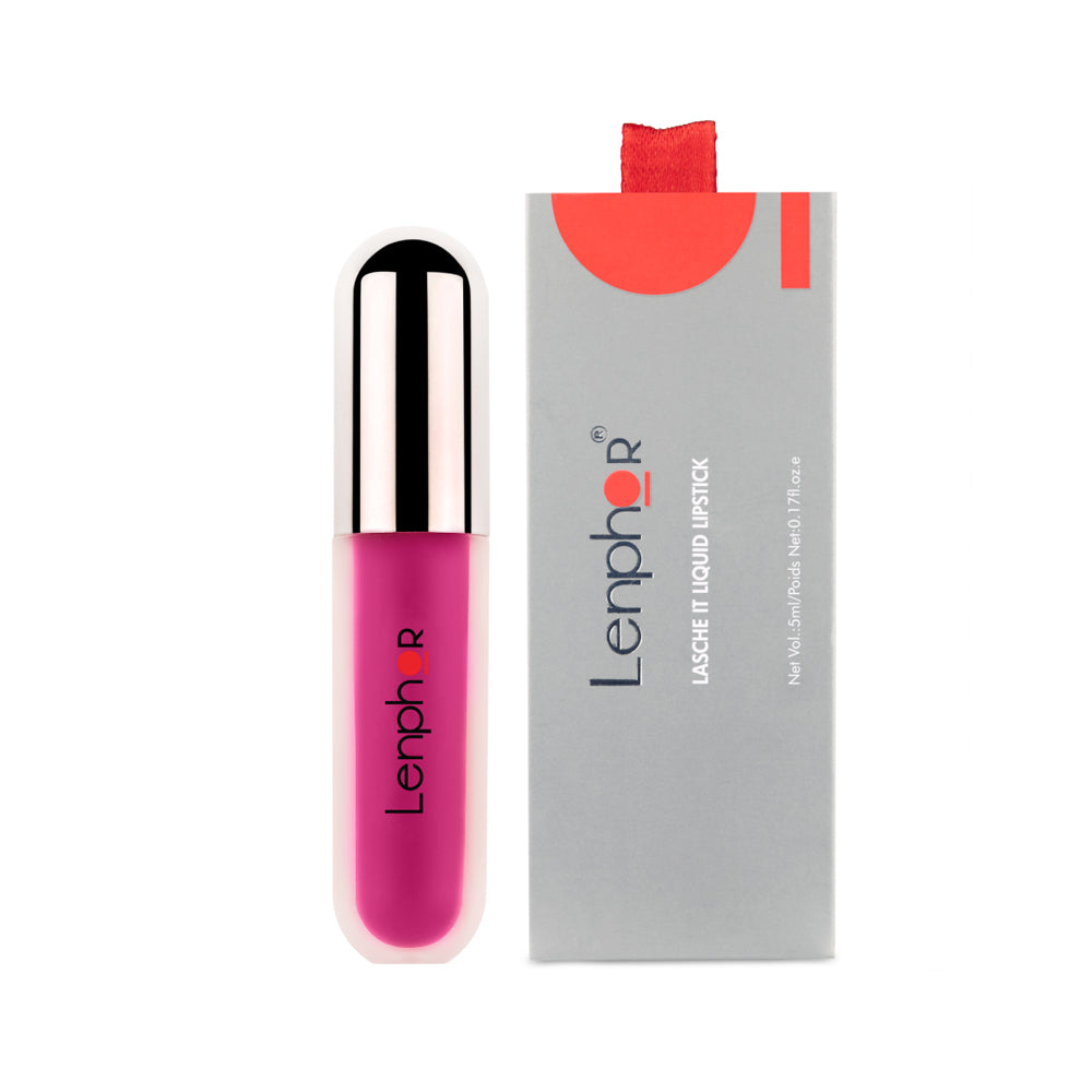 Lenphor Lasche It Liquid Lipstick - Bloom Fuchsia 04