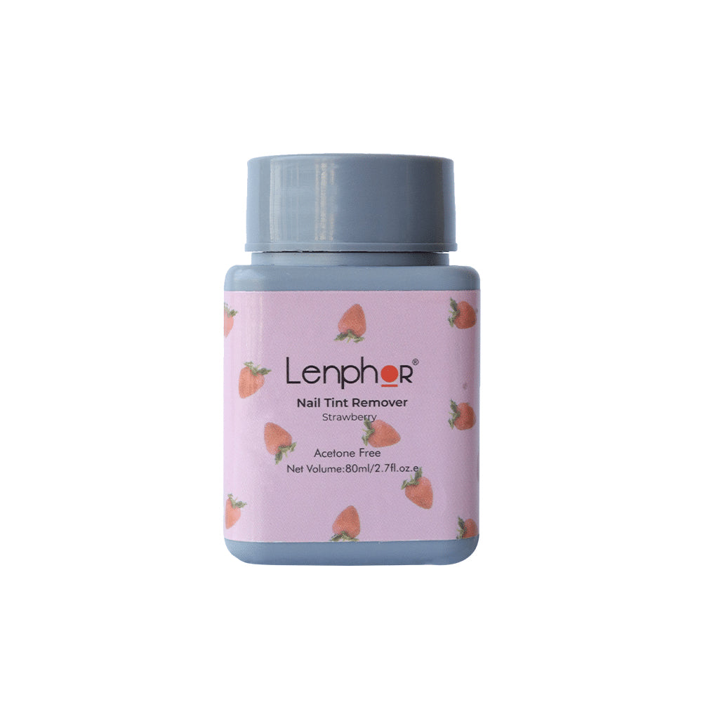 Lenphor Nail Tint Remover Strawberry