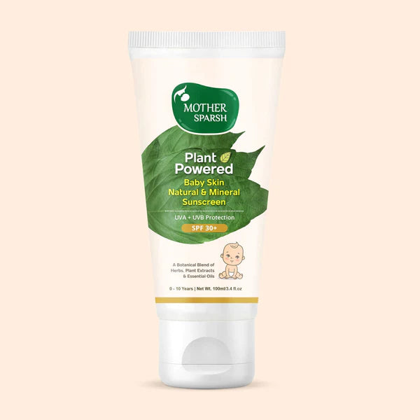 Mother Sparsh Plant Powered Baby Skin Sunscreen Lotion 100ml