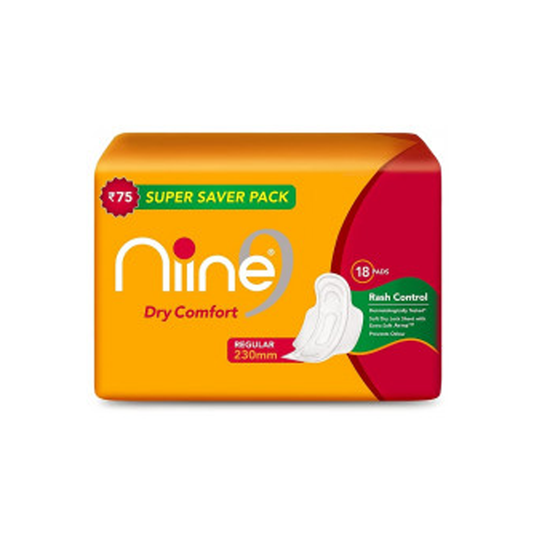 Niine Dry Comfort Regular Sanitary Pads 18 Pads