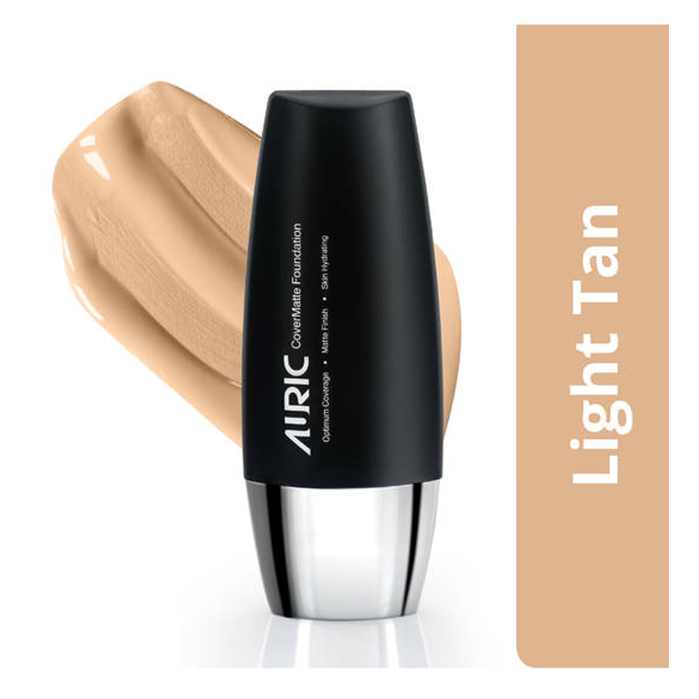 Auric CoverMatte Foundation, Light Tan