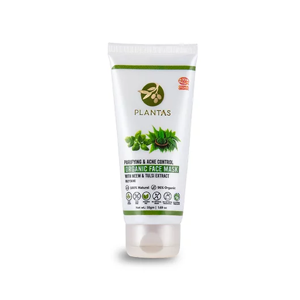 Plantas Organic Face Mask - Purifying & Acne Control 50g