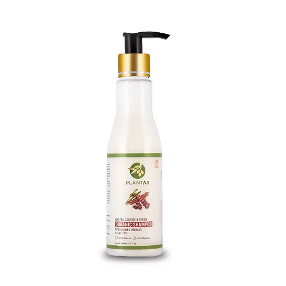 Plantas Organic Shampoo - Hair fall Control & Repair 200ml