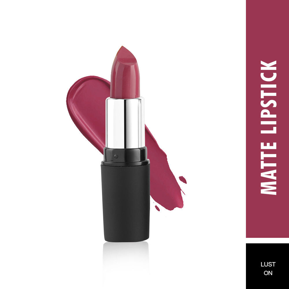 Swiss Beauty Pure Matte Lipstick - 216 Lust On (3.8g)